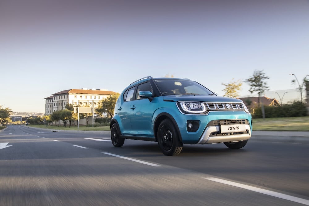 Blue Suzuki Ignis Front View